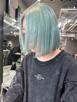 アポロ 横浜駅店(apollo)&nbsp;xカラー/ホワイトグレージュ/レイヤーカット/チェリーブラウン