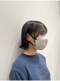 切りっぱなしスタイル