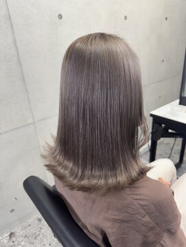 パヌポン(PANUPON) ケアブリーチラベンダーハイライトダブルカラーバレイヤージュ