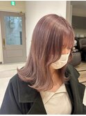 【amoretto＿miyu】ピンクラベンダーベージュ