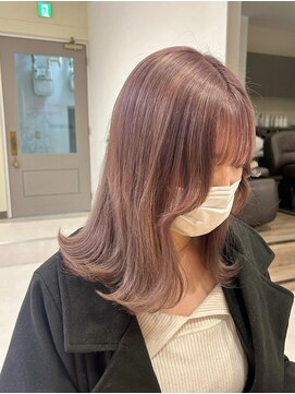 アモレット 天文館店(amoretto) 【amoretto_miyu】ピンクラベンダーベージュ