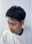 アップバングショート