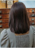 ミディアムボブスタイル30代/40代/50代ウルフ/レイヤー