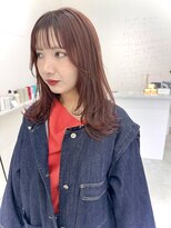 ハイク(Hike)&nbsp;【Hike/大分駅/金池】ミディアムレイヤー/レイヤー/ワインレッド
