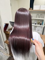 ジーテ 渋谷(gite)&nbsp;カシスチェリー×ピチキュア「渋谷/髪質改善/縮毛矯正」