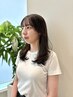 【木浦指名限定】前髪浮き癖改善*顔周りクロス矯正+カット+カラー+TR