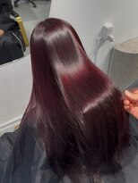 ボルド(Bordo) 季節の湿気対策◎柔らか縮毛矯正×ボルドーカラー