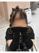 アリエス 渋谷駅西口店(Aries) リボンりんごちゃんヘア
