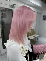 ペレ 原宿(PELE)&nbsp;ダークパープルナチュラルショート夏のヘアアレンジ原宿