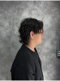 MEN’S HAIR/サーフカール/刈り上げセンターパート/本八幡