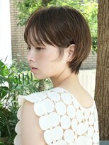 ユーリカ(Eurica) 耳かけショート/丸みショート/オリーブカラー/堀江美容室