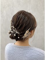 エニル 春日部店(enil)&nbsp;◎ 【お呼ばれヘア】フェミニン×上品シニヨンアップスタイル◎