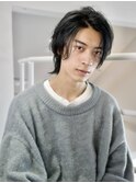 《CODE.LINE》メンズミディアムルーズスパイラルパーマ