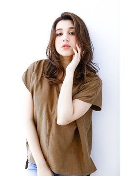 メルクマール(MERKMAL) かき上げバングのセミロング