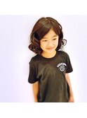 キッズカット☆肩下ボブ