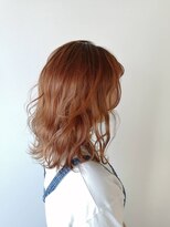 アディクト 綾瀬(ADDICT)&nbsp;【ADDICT_YUKI】波ウェーブ_カッパーブラウン_厚めバング