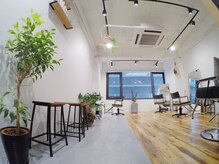 セカンド(2nd)の雰囲気（モルタルとウッドをベースにした明るくてナチュラルな空間）