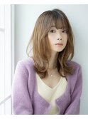 (柴田彩香)似合わせカットアースカラーくびれヘアデザインカラー