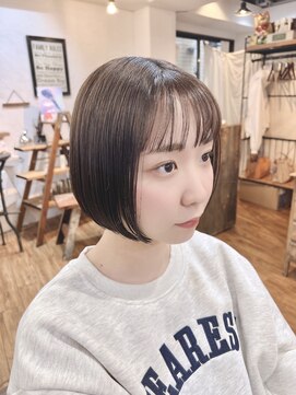 ワン エイティー ディグリース 恵比寿(180°One Eighty Degrees.) あごラインボブ/ナチュラルボブ/柔らかいボブ/透明感