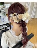 成人式前撮りヘアセット