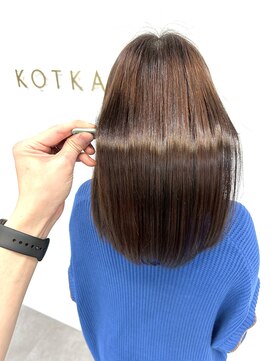 コトカ 千葉(KOTKA) イメチェン/ピンクベージュ/クールショート/髪質改善/オージュア