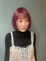 スイート(Suite)&nbsp;レイヤーボブ×シアーピンクカラー