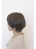 大人愛されショートボブ艶髪チョコレートモード