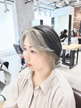 エイト 横須賀中央店(EIGHT) インナーカラー×フェイスフレーミング