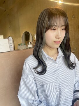 シー 岡崎(,SHE) 切りっぱなしボブ/エアリーロング/美髪/ピンクブラウン/岡崎