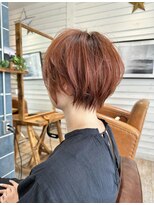 アデプト 綾瀬店(adept)&nbsp;大人ショート/オレンジカラー/ノンブローカット【綾瀬/亀有
