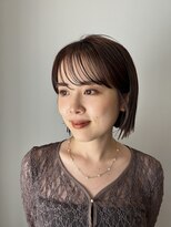 ガーランド (Garland)&nbsp;切りっぱなしボブ/シースルーバング/前髪/原宿神宮前