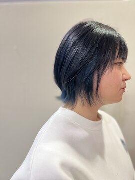 アバディブロス(Abadi Bros) ショートウルフ×インナーブルー