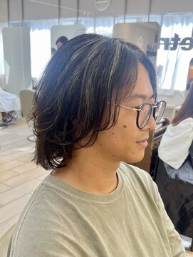 テトラ バイ ネオリーブ 横浜西口店(tetra by neolive) メンズカラー ハイライト メッシュ 横浜