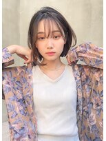 エイチ(H eitf)&nbsp;H【eitf】　原宿　表参道　透明感カラー/前下がりボブ