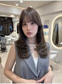 顔周り/メルティカラー/レイヤーカット/前髪（新潟/万代）