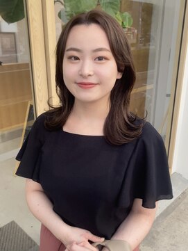 ミリ 奈良店(mm) 外はね/近鉄奈良/マロンブラウン/学割/くびれヘア/奈良/髪質改善