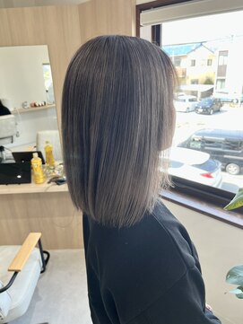 メロウ(mellow) ダブルカラー×ホワイトグレージュ