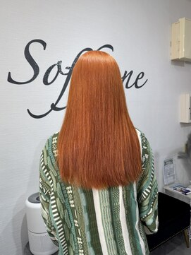 ソッフィオーネ(Soffione) オレンジカラー/ビビットオレンジ/ブリーチカラー