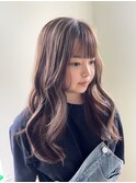 イメチェン/ホワイトブロンド/外ハネボブ/美髪/南草津