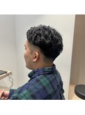 パーマで時短スタイリング