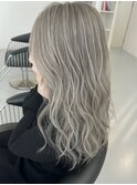 シルバーグレージュ/シルバーハイライト