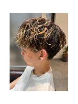 トゥーン 川崎店(TOON) メンズメッシュ/縦落ちスパイラル