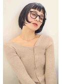 40-60代にオススメ★知的エレガントボブ