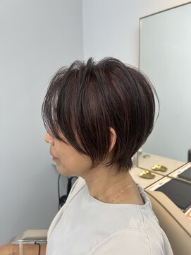 ネイロ 北千住(NeiRo) ショートカットショートボブレイヤーボブブリーチなしカラー