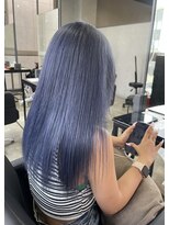 シエンゴールド(CIEN gold)&nbsp;ブルーグレー/ブルーカラー/寒色カラー/ブリーチ#浜松駅#カラー