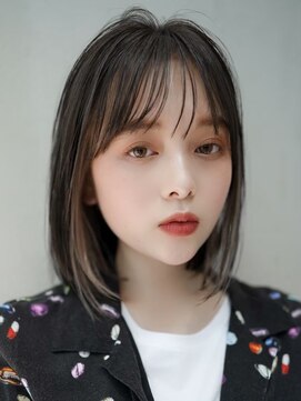 ギークス(GEEKS) 【GEEKS渋谷】伸ばしかけボブ/インナーカラー/冬ヘア/グレージュ