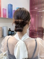 ソト 銀座(soto.)&nbsp;ミディアムヘア/暗めカラー/デザインカラー/編み下ろし/銀座