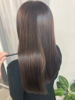 ストーリーエレット 長野2号店(STORY:E elet)&nbsp;透明感◎傷めない白髪染め×縮毛矯正