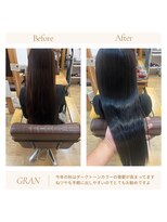 グランバイ アトリエドングリ(Grand × AtlierDonguri)&nbsp;お客様髪質改善データ1986（縮毛矯正カラー髪質改善）