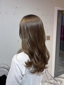 ブリーチなしダブルカラー／ベージュ／ナチュラルベージュ